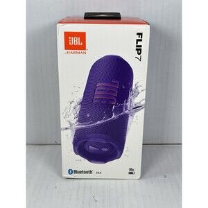 JBL Flip 7 Portable Waterproof Wireless Bluetooth Speaker Purple Sealed NEW